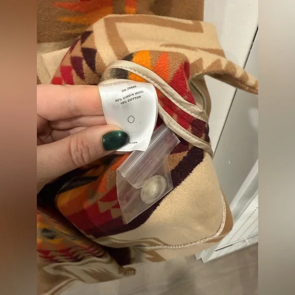 Pendleton Tan Harding Archive Blanket Coat in size Large - Picture 12 of 12